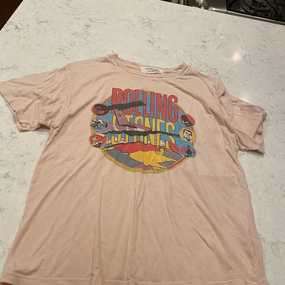 DAYDREAMER by Free People Rolling Stones graphic t-shirt - Picture 1 of 5
